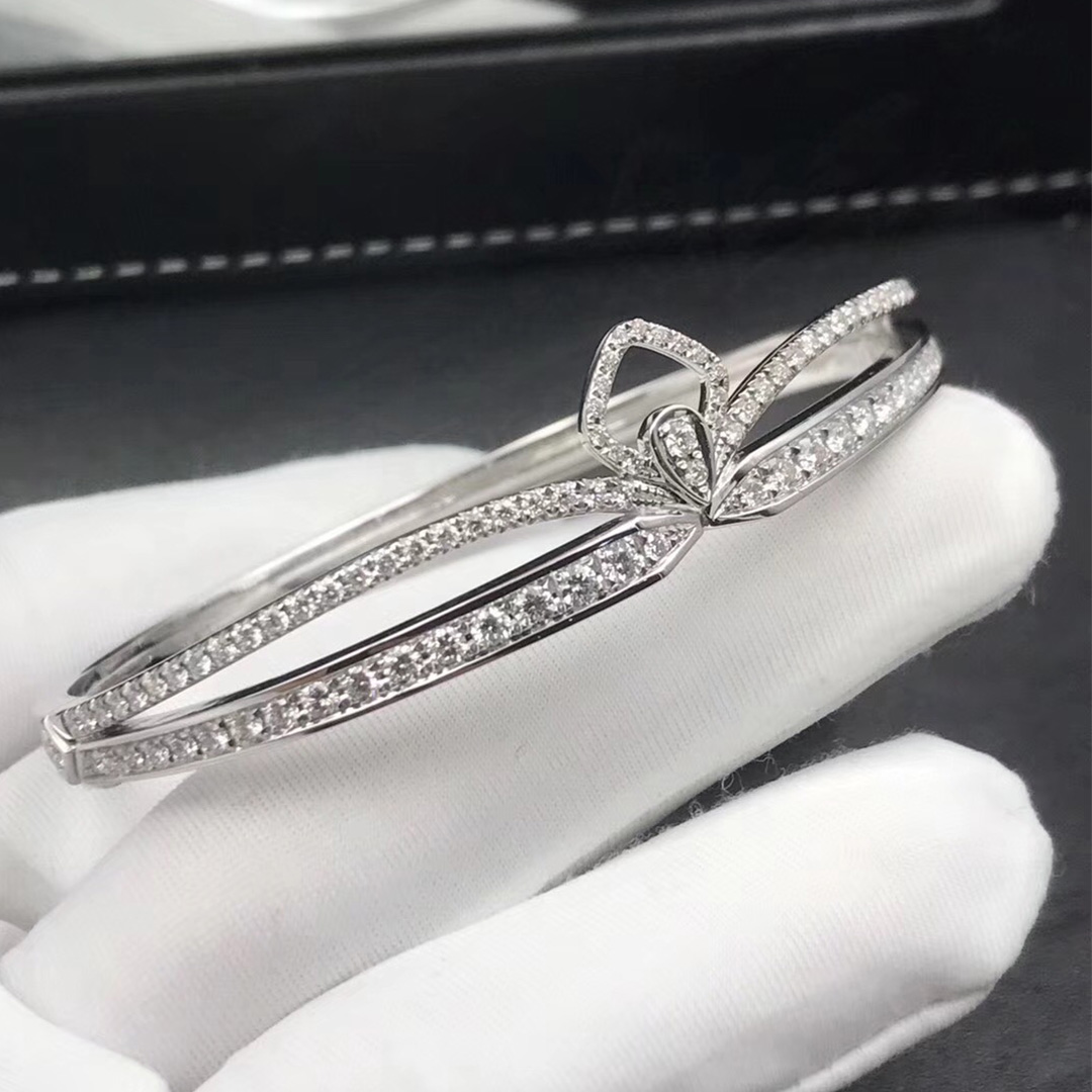 18k White Gold Chaumet Joséphine Eclat Floral Diamond Bracelet